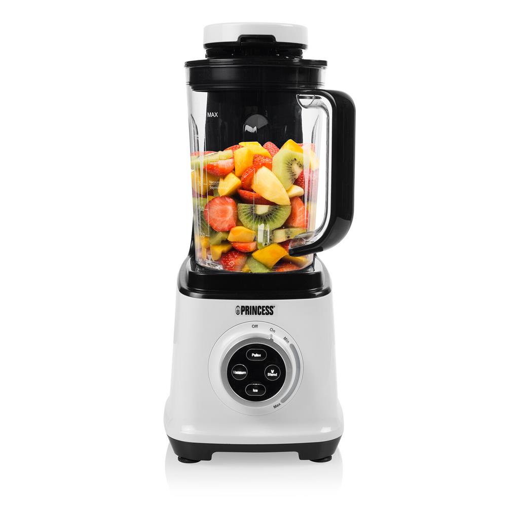 Princess 219600 Vacuum Blender with 1.5L Capacity, 800W Power, and To-Go Cup