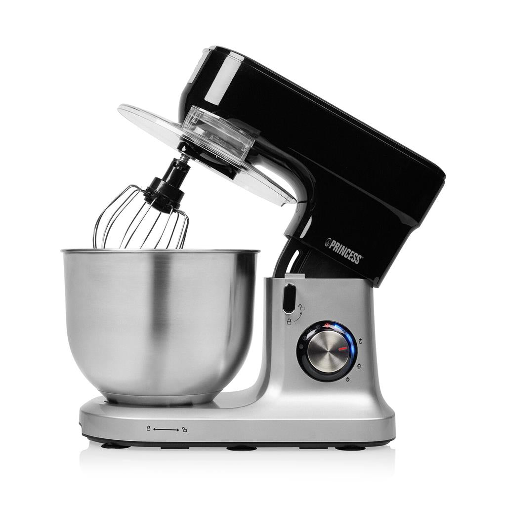 Princess 1200W Heavy Duty Kitchen Machine with 8L Stainless Steel Bowl