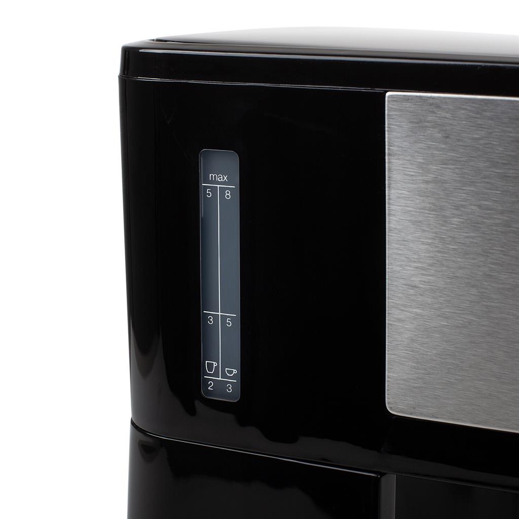 Princess Compact 8-Cup Filter Coffee Maker with Keep Warm Function - Perfect for Home & Camping