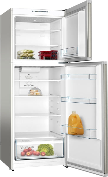 Top Mount Freezer-Fridge 70cm Serie 4 453Lit Inox