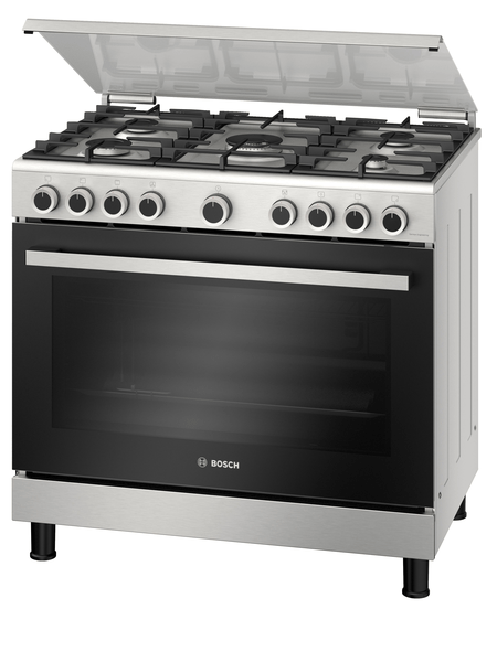 Gas Cooker Full-Safety 90cm 125lit Serie4 S.Steel