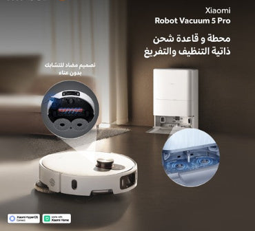 Xiaomi Robot Vacuum 5 Pro Jordan smart 20000Pa vacuum mop with auto-empty – Makfool Home Jordan