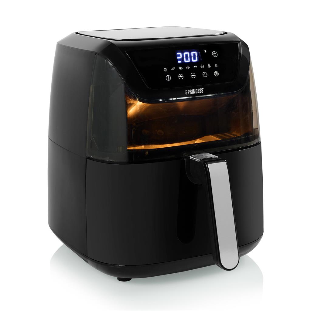 Princess 5.3L Digital Air Fryer with Viewing Window - Healthy Frying, Baking & Grilling
