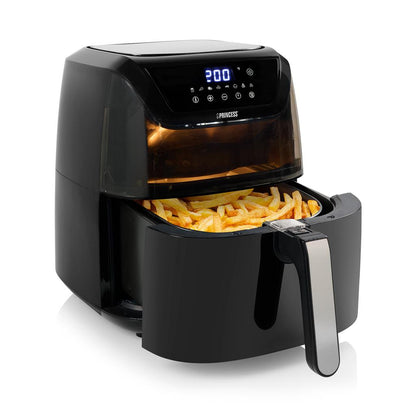 Princess 5.3L Digital Air Fryer with Viewing Window - Healthy Frying, Baking & Grilling