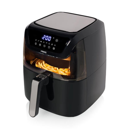 Princess 5.3L Digital Air Fryer with Viewing Window - Healthy Frying, Baking & Grilling