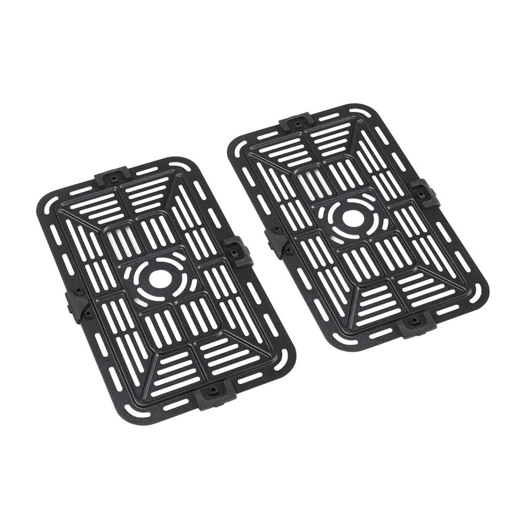 Princess Double Basket Air Fryer with 8L Capacity and 2x1800W Power - Prepare Two Meals Simultaneously!