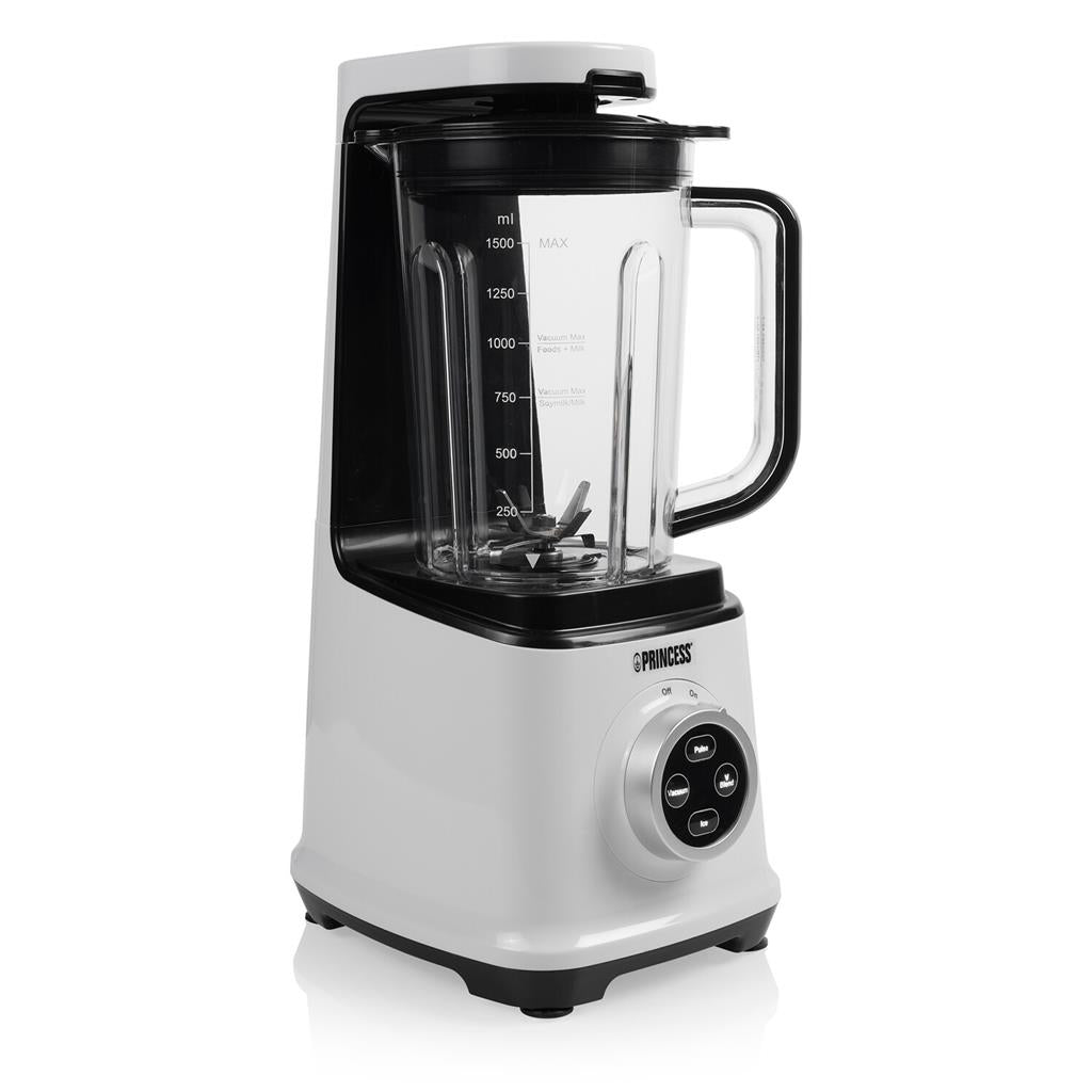 Princess 219600 Vacuum Blender with 1.5L Capacity, 800W Power, and To-Go Cup