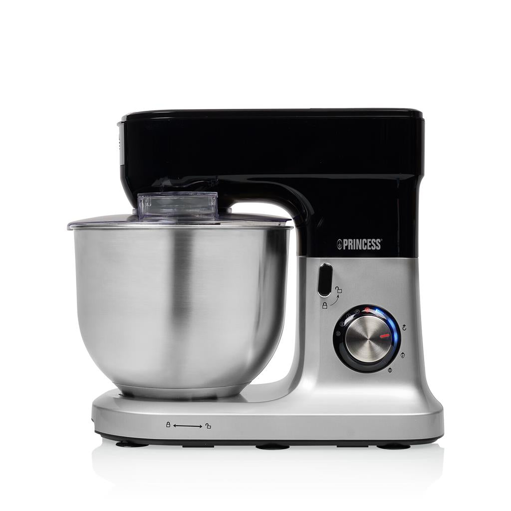 Princess 1200W Heavy Duty Kitchen Machine with 8L Stainless Steel Bowl