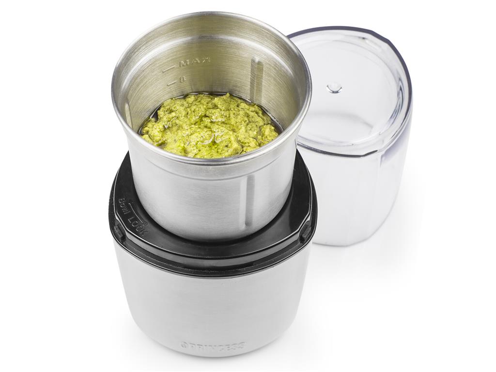 Princess 200W Multi Chopper and Grinder - Perfect for Spices, Pesto, and Coffee Beans