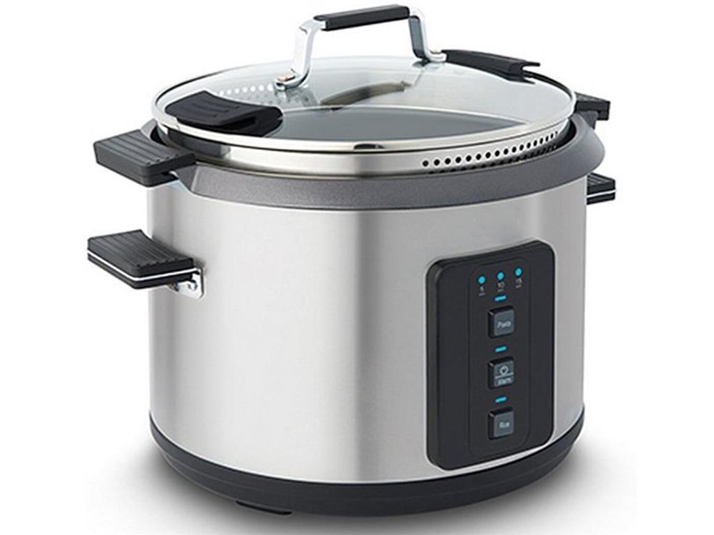 Princess 01.271966.09.001 1.8L Automatic Pasta and Rice Cooker with Glass Lid Colander