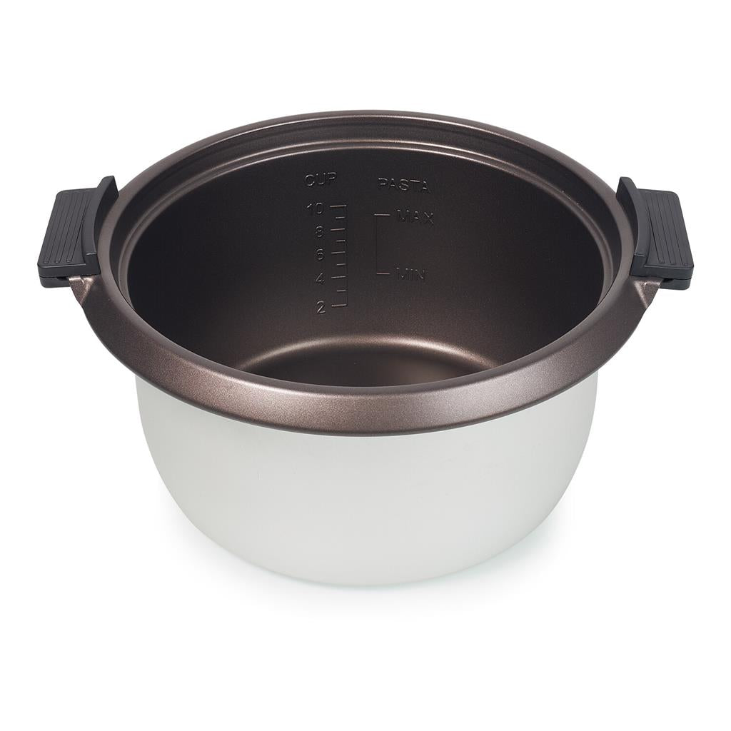 Princess 01.271966.09.001 1.8L Automatic Pasta and Rice Cooker with Glass Lid Colander