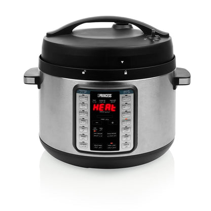 Princess 10L Stainless Steel Digital Pressure Cooker with Pre-programmed Settings