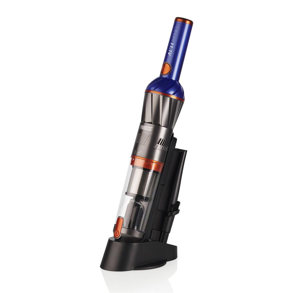 Princess 01.339700.01.001 Cordless Handheld Vacuum Cleaner with Docking Station - Powerful 12 kPa Suction