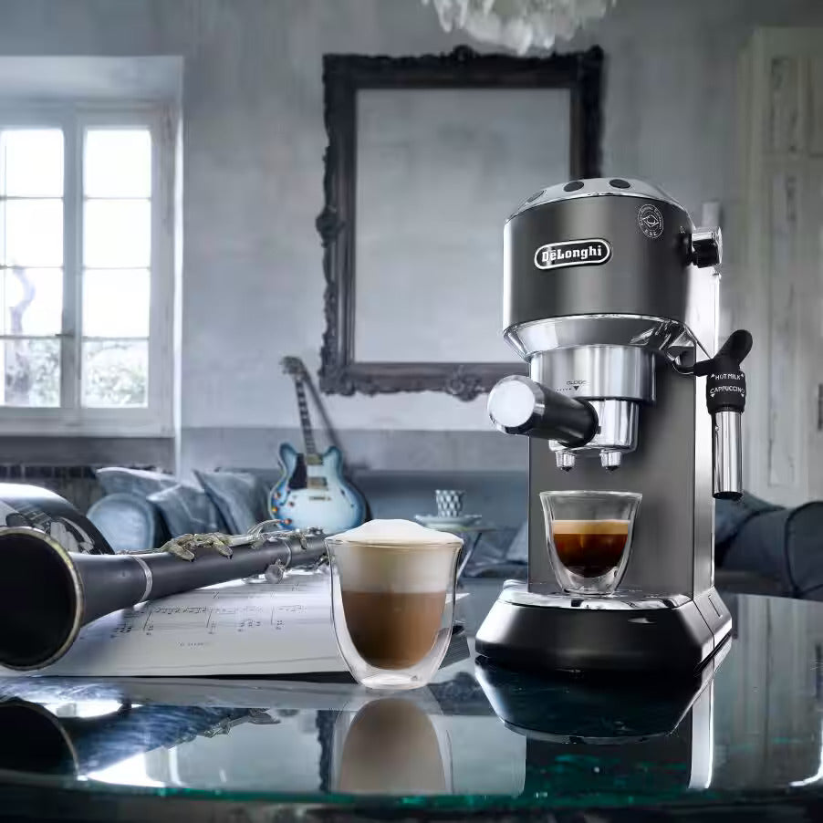 De'Longhi Dedica Style Compact Manual Espresso Machine - Black