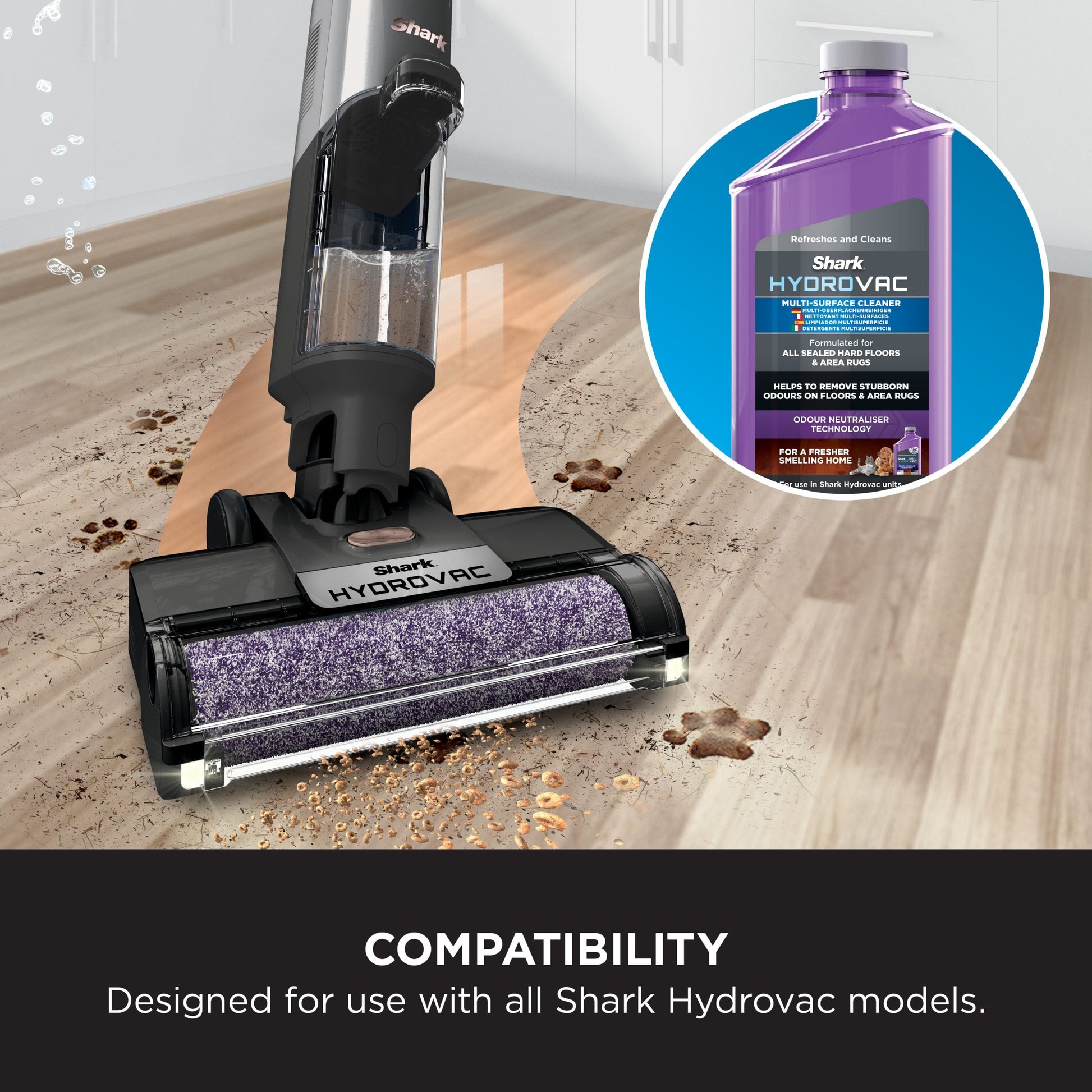 NINJA SHARK HYDROVAC SHARK MULTI SURFACE FLOOR CLEANER REFILL 1L 4968FFJ200ME