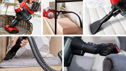 BOSCH BCS711PET Rechargeable Handstick Vacuum Cleaner Unlimited ProAnimal Serie7 Red