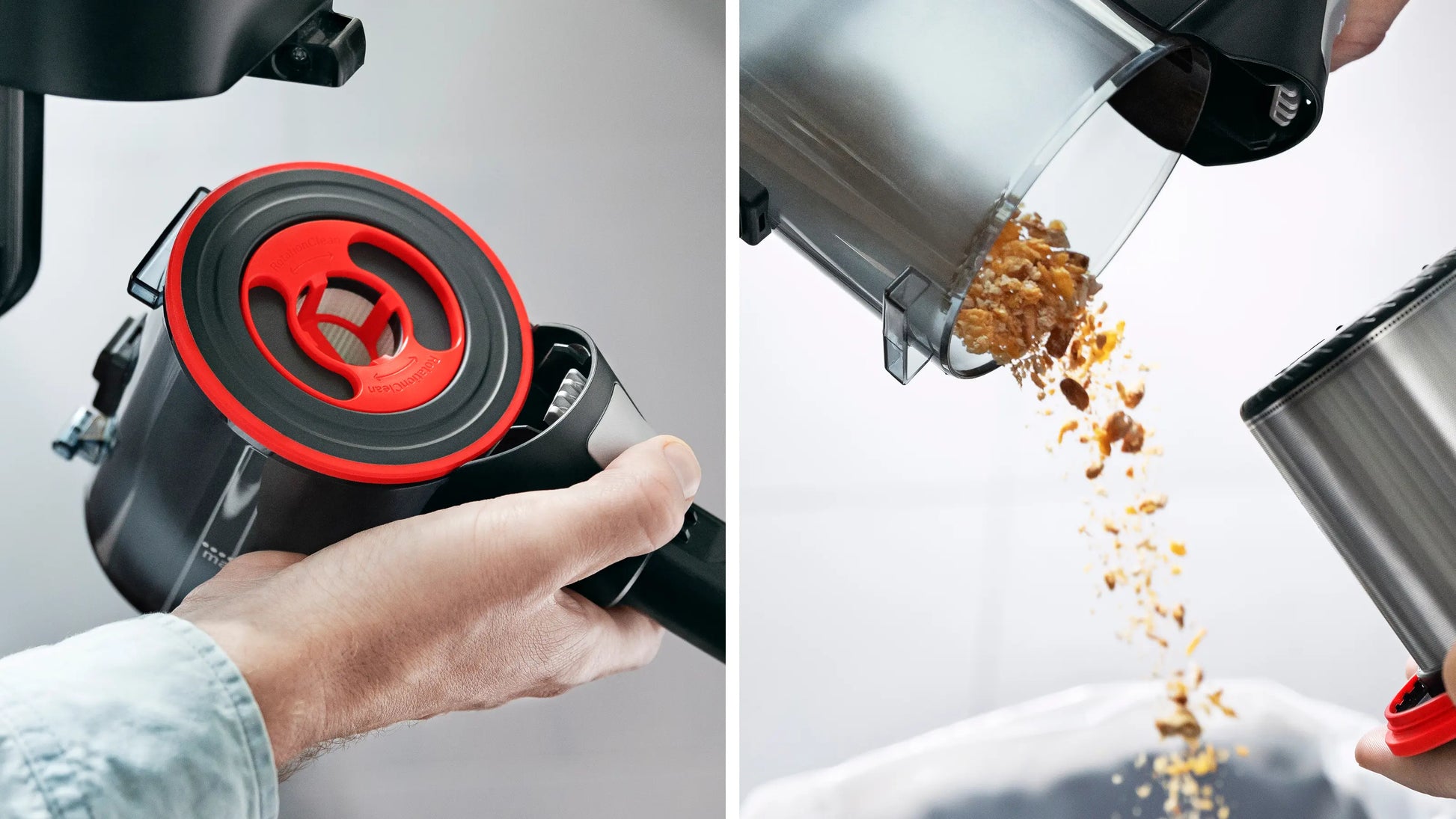 BOSCH BCS711PET Rechargeable Handstick Vacuum Cleaner Unlimited ProAnimal Serie7 Red