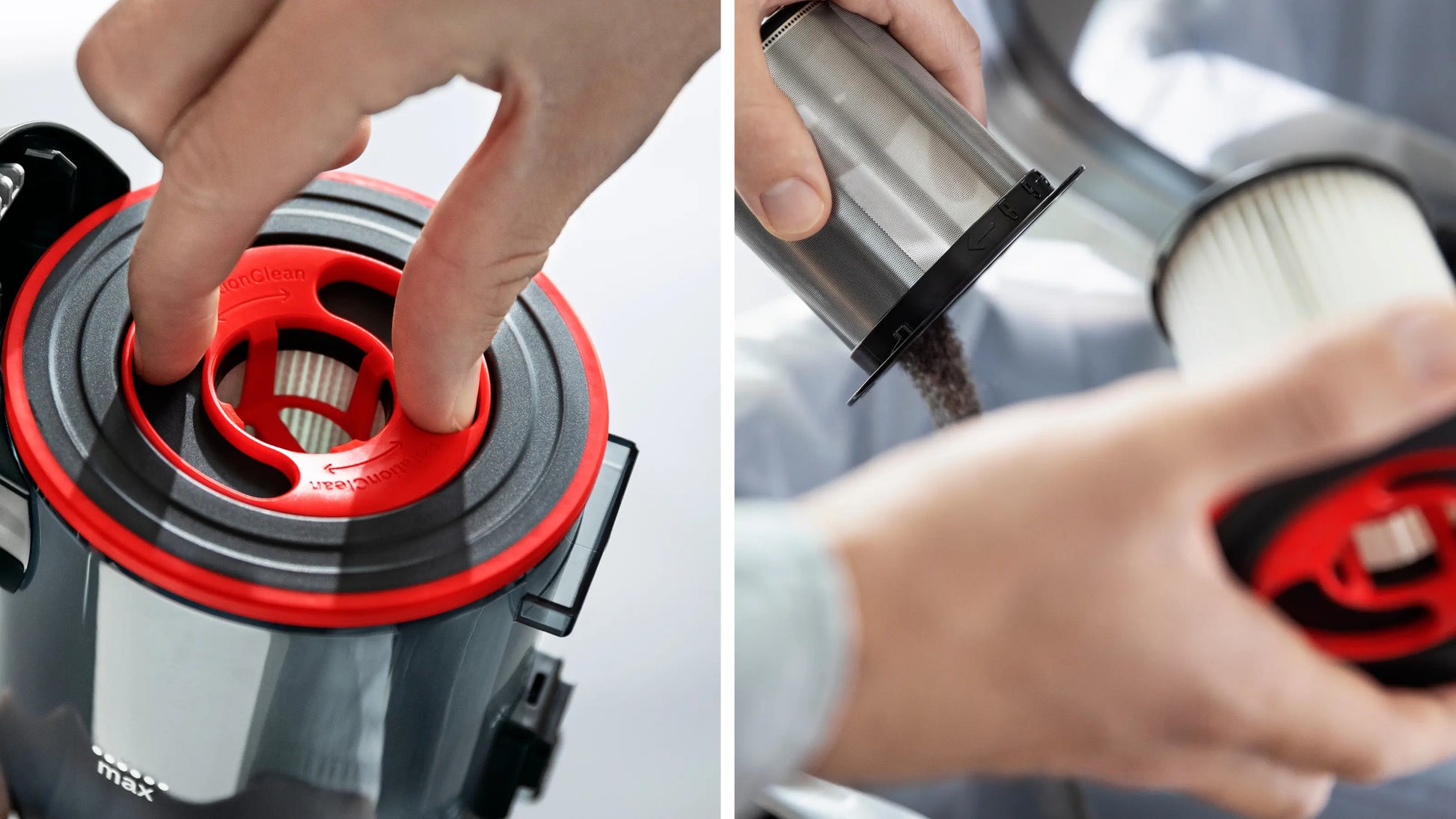 BOSCH BCS711PET Rechargeable Handstick Vacuum Cleaner Unlimited ProAnimal Serie7 Red