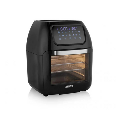Princess 10L 1800W Black Air Fryer Oven - Versatile Cooking & Smart Features