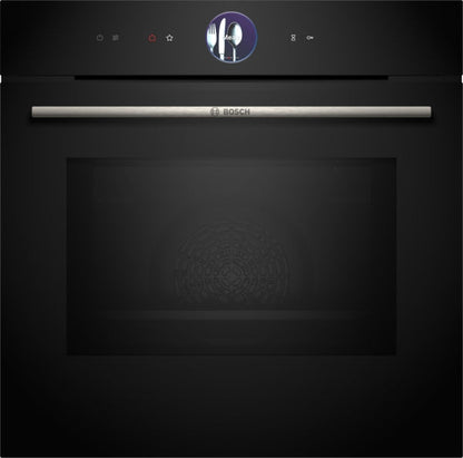 BOSCH HMG776NB1 Combi Oven With Microwave 60cm Serie8 H*60cm 67Lit Black+S.Steel Handel
