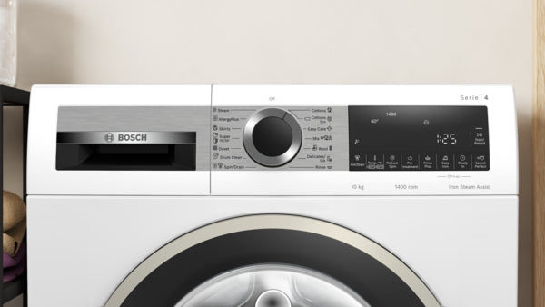 BOSCH WGA25400ME Front-Loading Washing Machine 10kg 1400rpm Series 4 i-Dos A+++ White