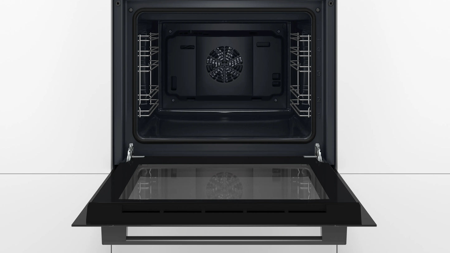 Bosch HBF512BB1T Built-In Electric Oven 60cm Serie2 66Lit Full Black