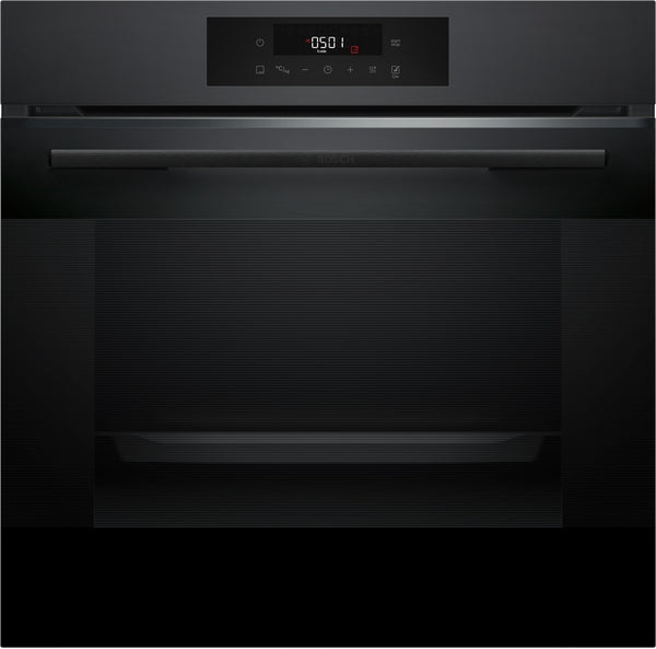 BOSCH HJG852YT0T Built In Elec Oven 60cm Serie6 76Lit Full Black