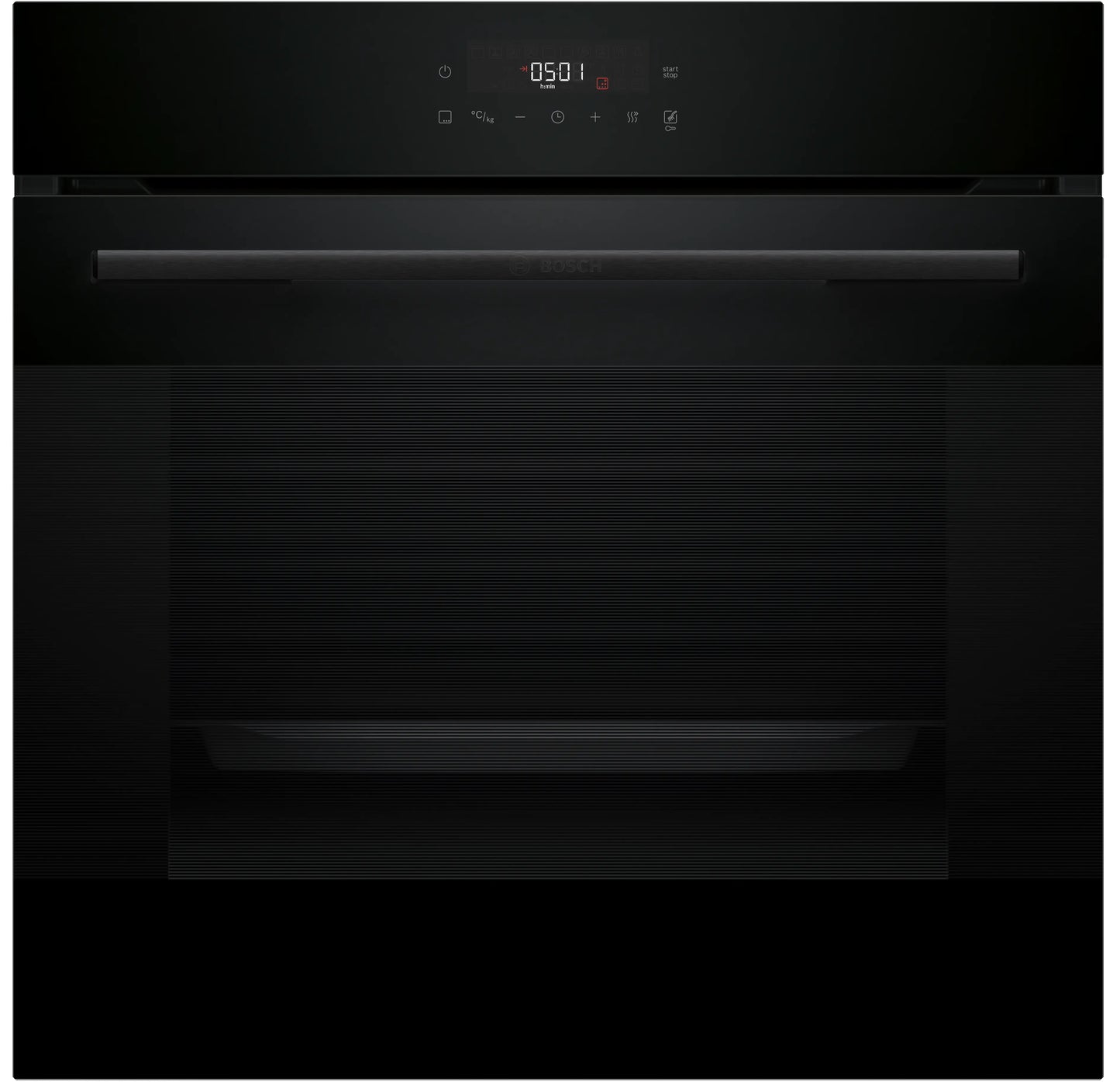 Bosch HJG852YB0T Built In Electric Oven 60cm Serie6 76Lit Eco Clean Full Black