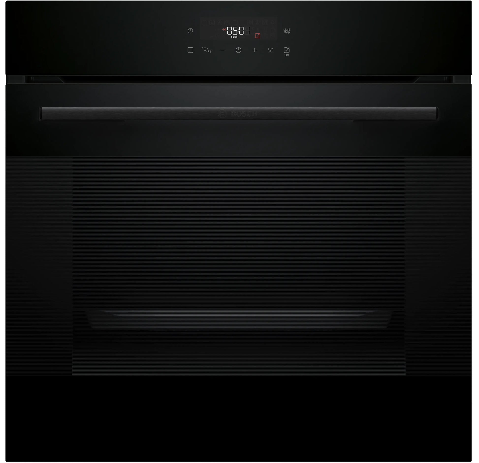 Bosch HJG852YB0T Built In Electric Oven 60cm Serie6 76Lit Eco Clean Full Black