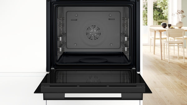 BOSCH HJG852YT0T Built In Elec Oven 60cm Serie6 76Lit Full Black