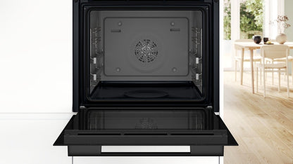 BOSCH HJG852YT0T Built In Elec Oven 60cm Serie6 76Lit Full Black
