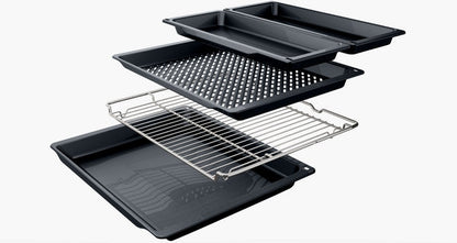 BOSCH HJG852YT0T Built In Elec Oven 60cm Serie6 76Lit Full Black