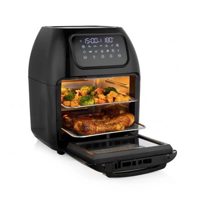 Princess 10L 1800W Black Air Fryer Oven - Versatile Cooking & Smart Features