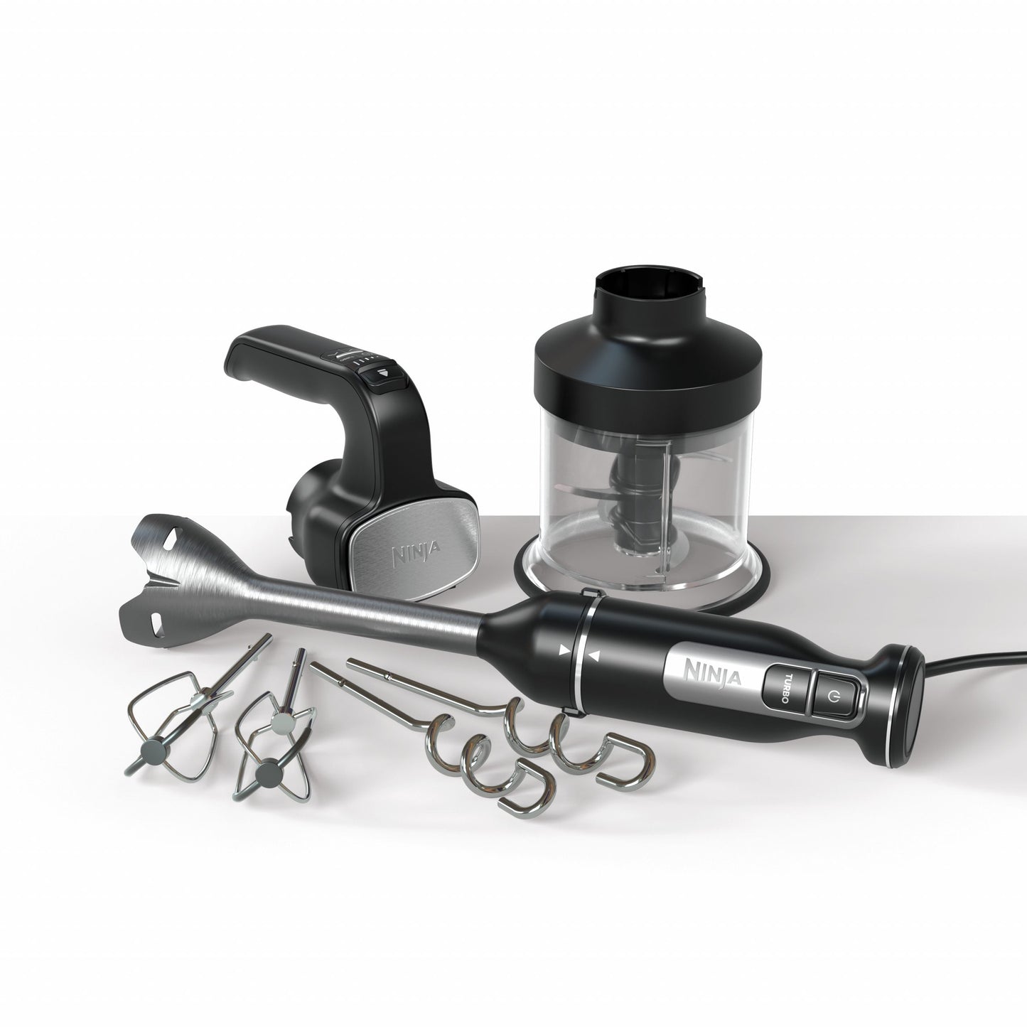 NINJA FOODI 3-IN-1 HAND BLENDER, MIXER & CHOPPER 850W CI100ME