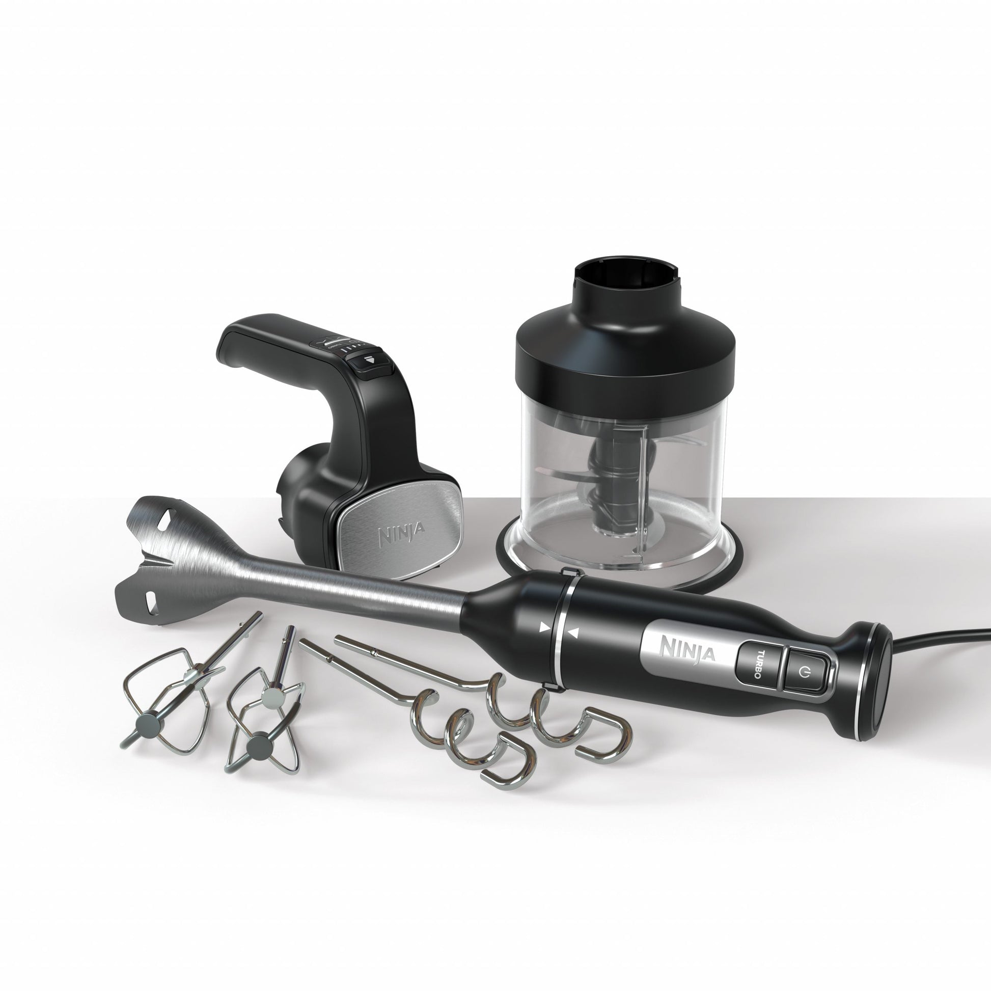 NINJA FOODI 3-IN-1 HAND BLENDER, MIXER & CHOPPER 850W CI100ME