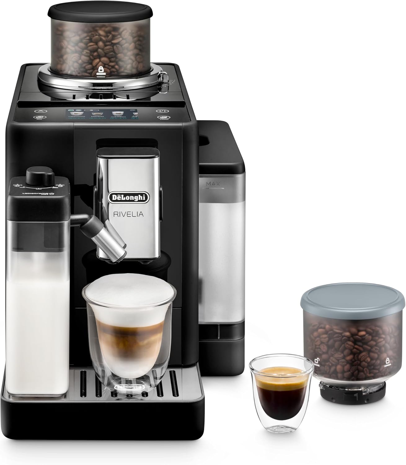 Rivelia Onyx Black Fully Automatic One-Touch Bean-to-Cup Coffee Machine