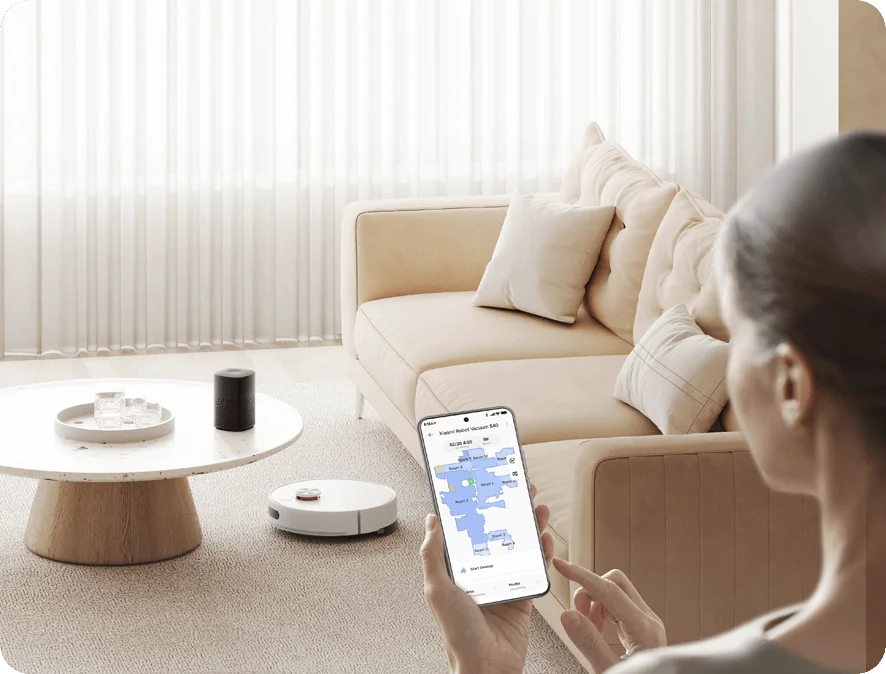 Xiaomi S40 LDS Navigation Robot Vacuum Mop – Makfool Home Jordan