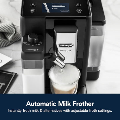 Rivelia Onyx Black Fully Automatic One-Touch Bean-to-Cup Coffee Machine