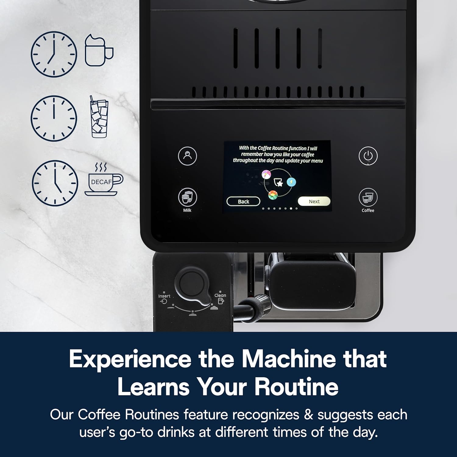 Rivelia Onyx Black Fully Automatic One-Touch Bean-to-Cup Coffee Machine