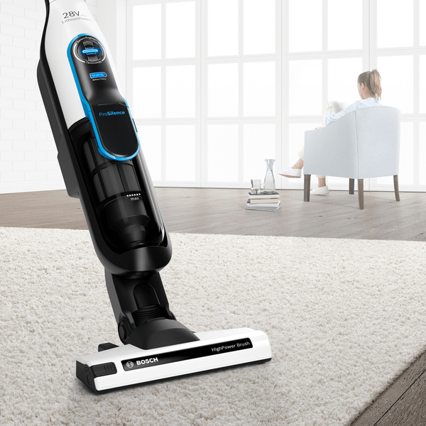 Bosch BCH86SIL1 — Serie 6 Athlet ProSilence (28Vmax, White+Black)