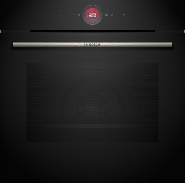 BOSCH HBG7341B1 Built in Elec Oven Serie8 60cm 71lit A+ Black+S.Steel Handle