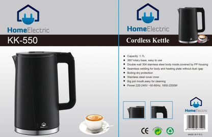 Home Electric Stainless Steel Water Kettle 550 – 1.8L, 1500W MAKFOOL home Jordan