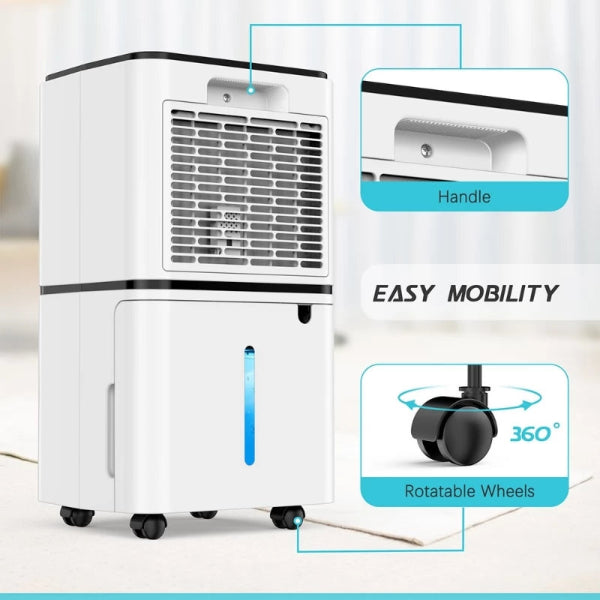 LUKO OL12-BD023F 12L portable home dehumidifier for humidity removal – Makfool Home Jordan