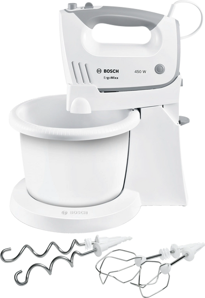 Bosch MFQ36460 Hand Mixer Ergo Mixx 450W White