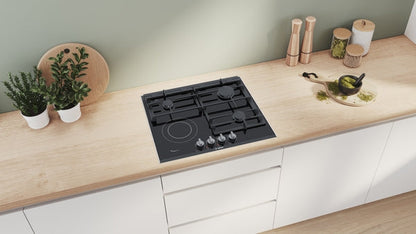 BOSCH PRY6A6B70Q Built In Gas+Elec Hob Series 8 60cm Ceramic