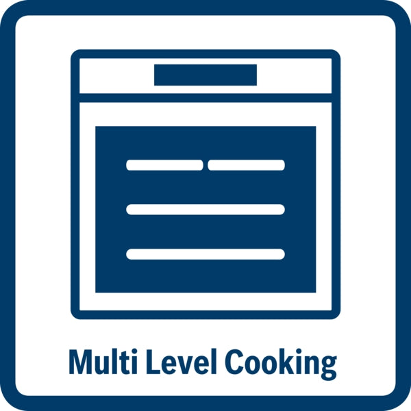 BOSCH HJA737BA0 Built In Elec Oven 60cm Series 4 76Lit Black