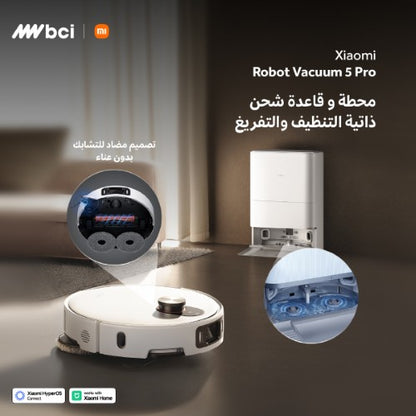 Xiaomi Robot Vacuum 5 Pro Jordan smart 20000Pa vacuum mop with auto-empty – Makfool Home Jordan