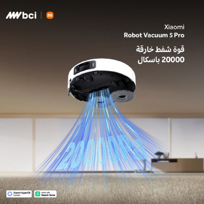 Xiaomi Robot Vacuum 5 Pro Jordan smart 20000Pa vacuum mop with auto-empty – Makfool Home Jordan