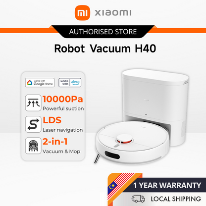 Xiaomi Robot Vacuum H40 Jordan 10000Pa suction auto-empty smart vacuum mop – Makfool Home Jordan