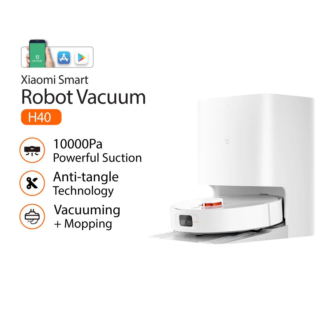 Xiaomi Robot Vacuum H40 Jordan 10000Pa suction auto-empty smart vacuum mop – Makfool Home Jordan